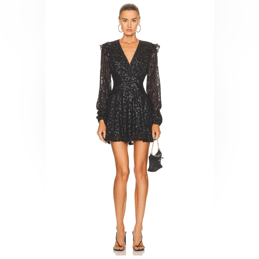 ROCOCO SAND Ciara Long Sleeve Mini Dress XS